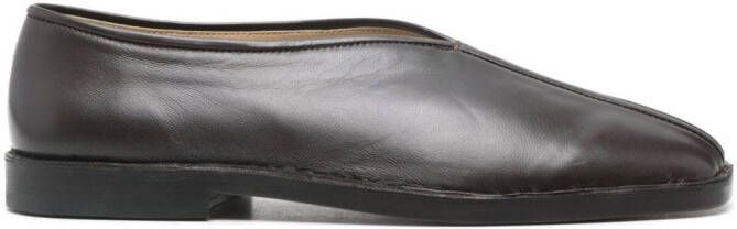 LEMAIRE Gewatteerde slippers Bruin
