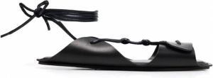 Lemaire Sandalen met open neus Zwart