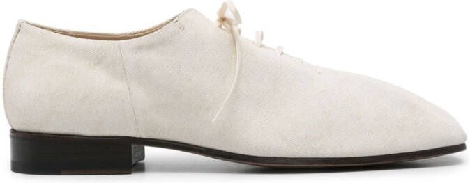LEMAIRE Vierkante derby schoenen Wit