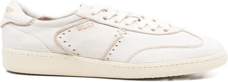 LEMARGO Geperforeerde leren sneakers Wit