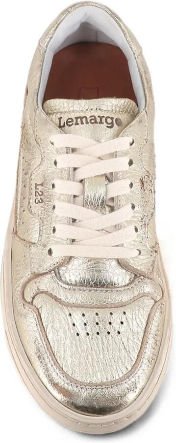 LEMARGO metallic leather sneakers Goud - Foto 3