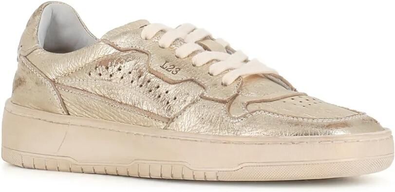 LEMARGO metallic leather sneakers Goud - Foto 4