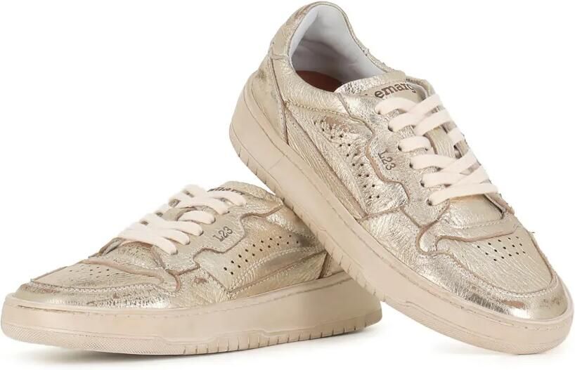 LEMARGO metallic leather sneakers Goud - Foto 2