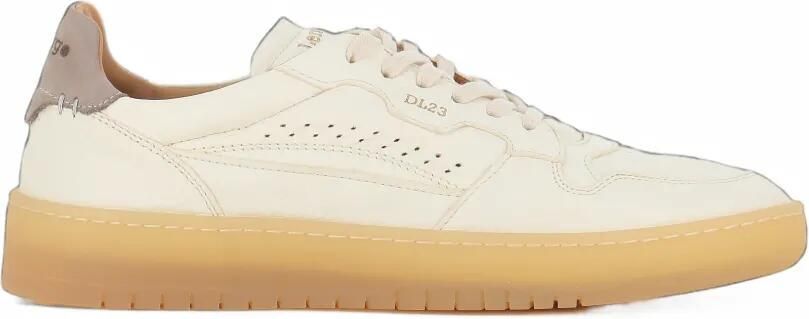 LEMARGO perforated panelled sneakers Beige