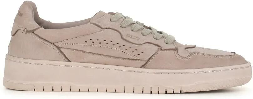 LEMARGO perforated panelled sneakers Beige