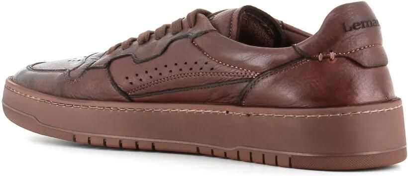 LEMARGO perforated panelled sneakers Bruin - Foto 3