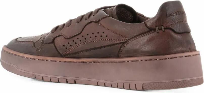 LEMARGO perforated panelled sneakers Bruin - Foto 3