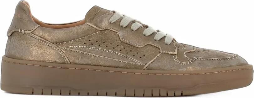 LEMARGO perforated panelled sneakers Goud