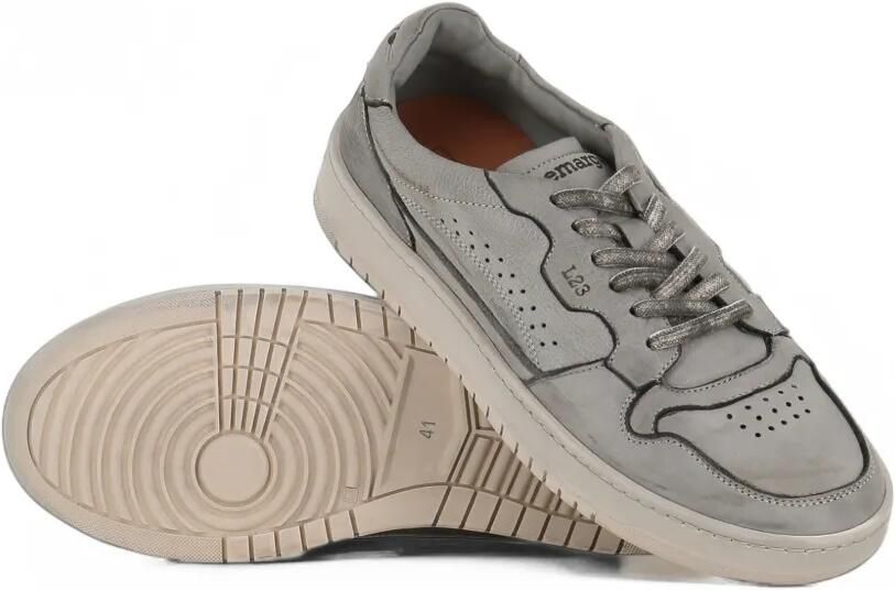 LEMARGO perforated panelled sneakers Grijs - Foto 2