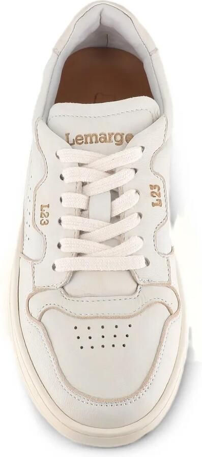 LEMARGO perforated panelled sneakers Wit - Foto 2
