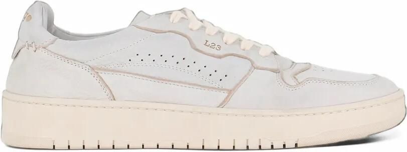 LEMARGO perforated panelled sneakers Wit