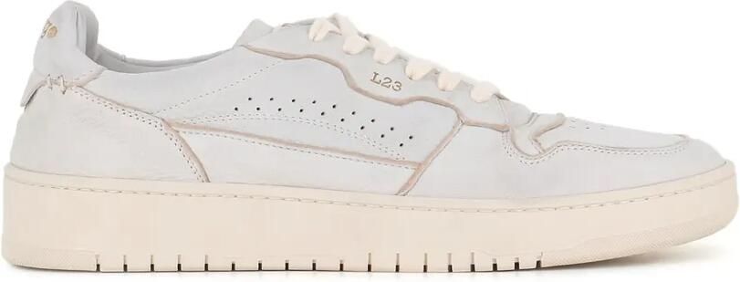 LEMARGO Sneakers met geperforeerde vlakken Wit