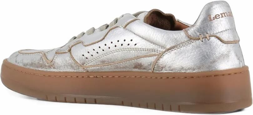 LEMARGO perforated panelled sneakers Zilver - Foto 3