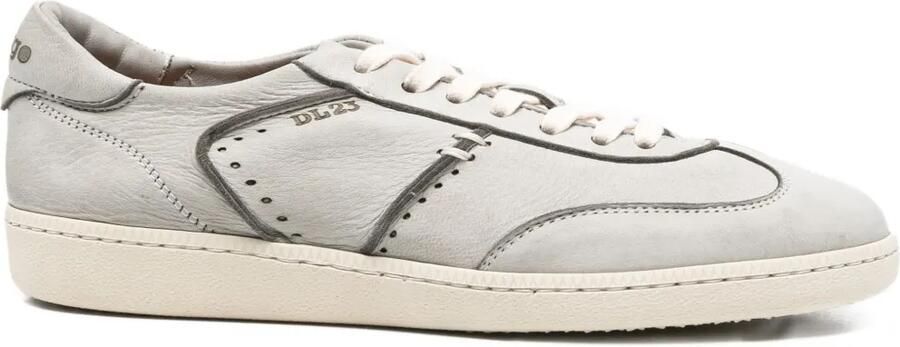 LEMARGO Slippers met geperforeerd detail Grijs