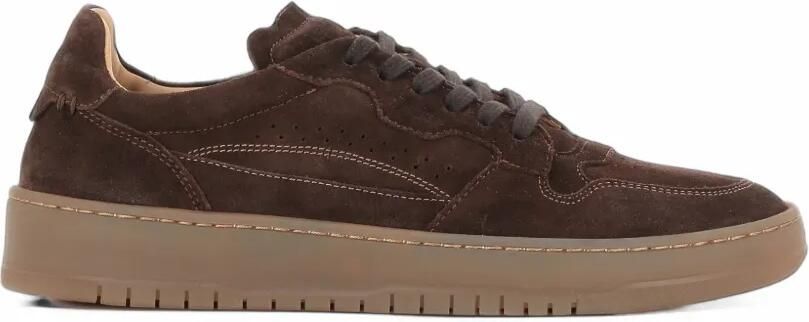 LEMARGO suede panelled sneakers Bruin
