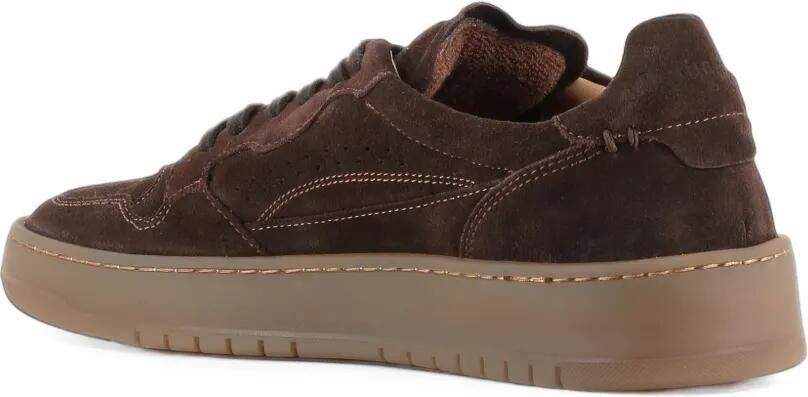 LEMARGO suede panelled sneakers Bruin - Foto 3