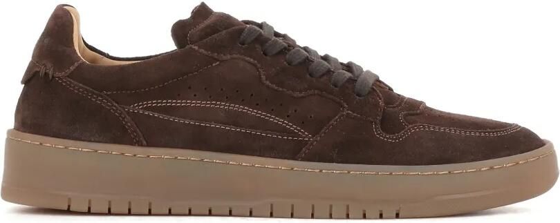 LEMARGO Sneakers met suède vlakken Bruin