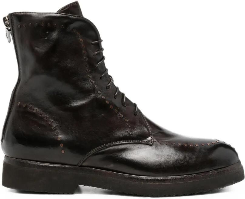 LEMARGO Veterlaarzen met studs Bruin