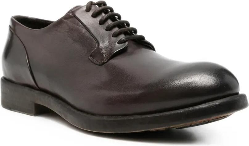 LeQarant Leren Derby veterschoenen Bruin - Foto 2