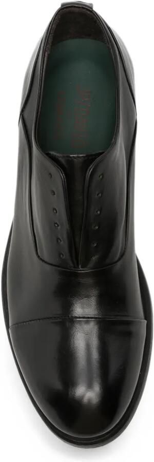 LeQarant Leren loafers met kapneus Zwart - Foto 4