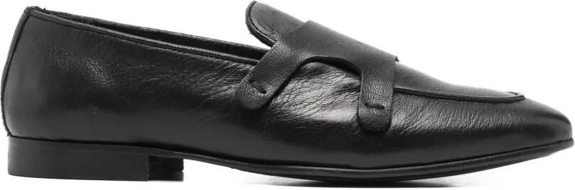 LeQarant Leren loafers Zwart
