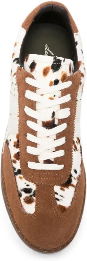 Les Deux Sneakers met koeienprint en vlakken Bruin - Foto 2