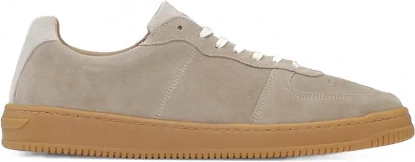 Les Deux Wynn suède sneakers met vlakken Beige