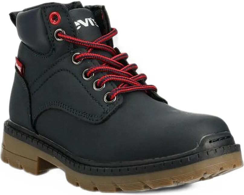 Levi's Kids lace-up ankle boots Zwart