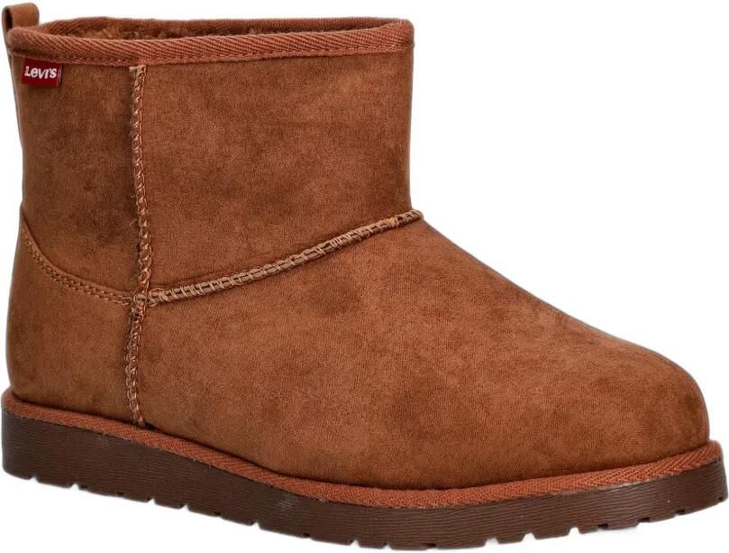 Levi's Kids logo-detail suede boots Bruin