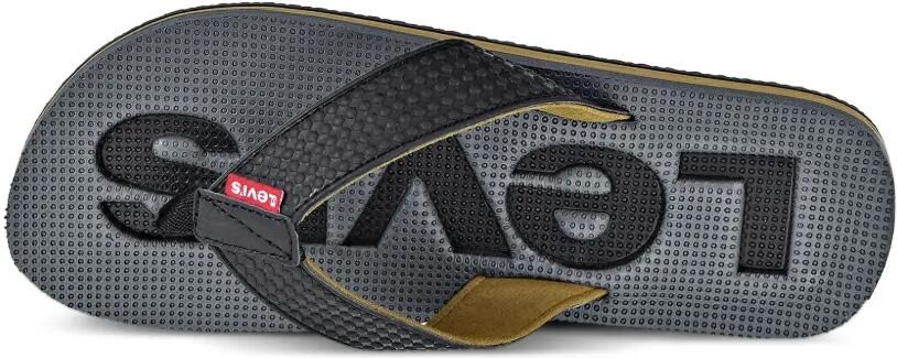 Levi's Kyle Sport teenslippers met logo-reliëf Zwart - Foto 7