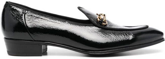 Lidfort Leren loafers Zwart