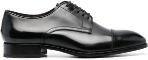 Lidfort Leren derby schoenen Zwart