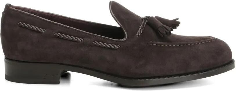 Lidfort Bootschoenen met kwastje en gevlochten afwerking Bruin