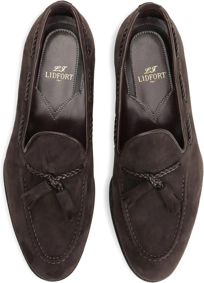 Lidfort Bootschoenen met kwastje en gevlochten afwerking Bruin - Foto 2