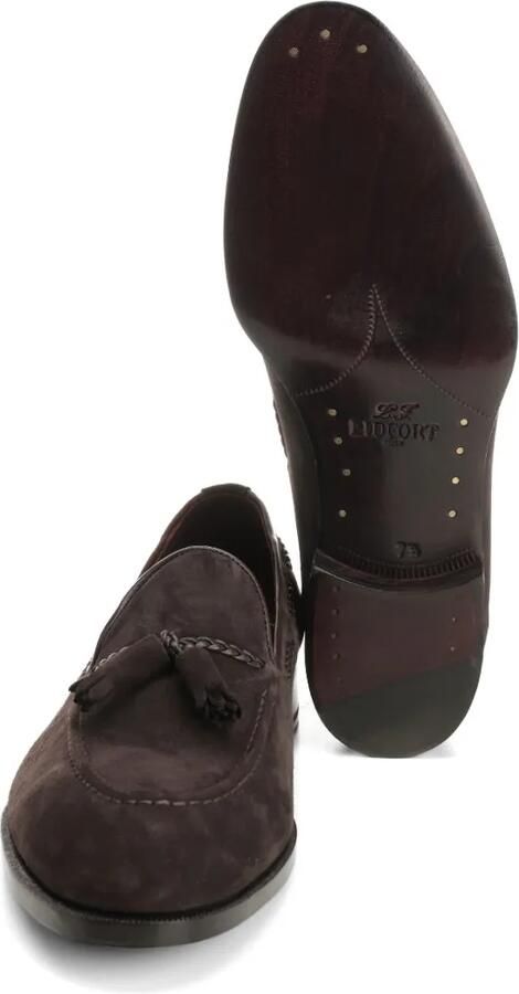 Lidfort Bootschoenen met kwastje en gevlochten afwerking Bruin - Foto 3
