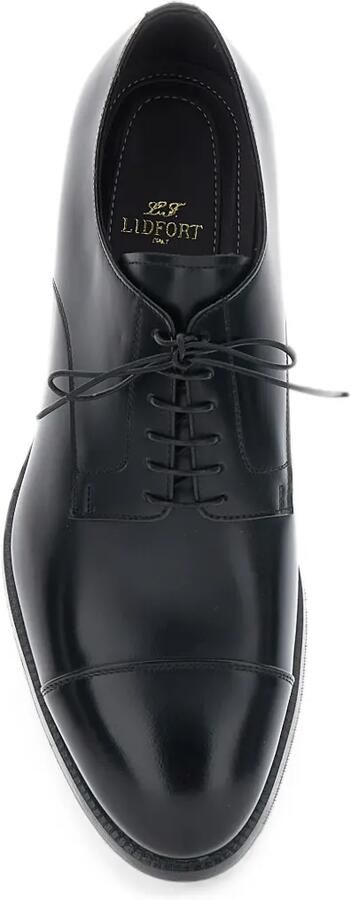 Lidfort Veterschoenen met bewerkte neus Zwart - Foto 3