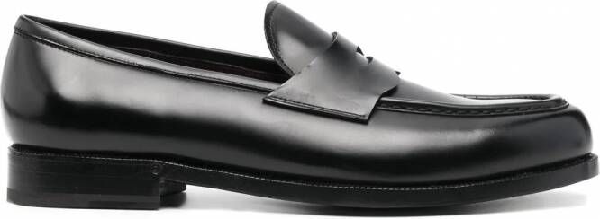 Lidfort Leren loafers Zwart