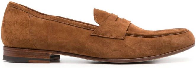 Lidfort Suède loafers Bruin