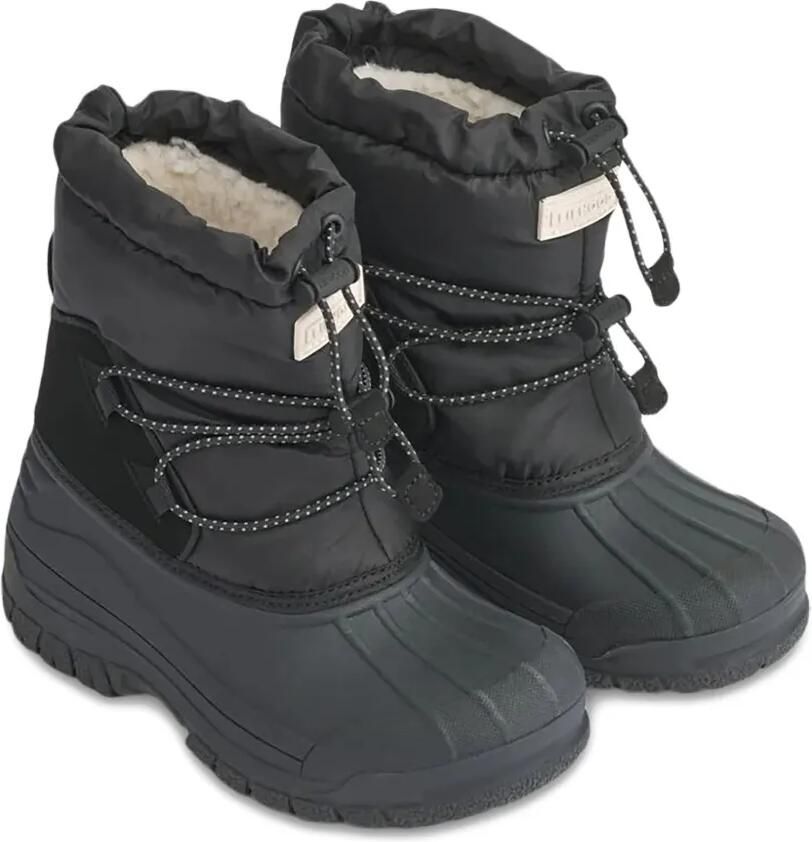 Liewood Gewatteerde snowboots met veters Zwart