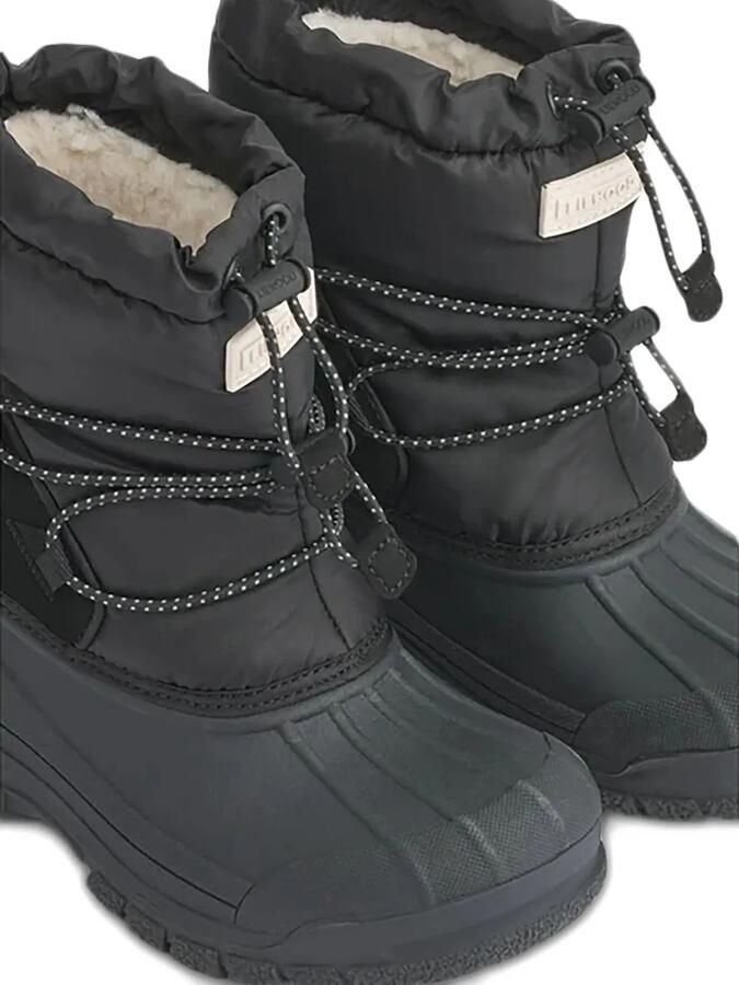 Liewood Gewatteerde snowboots met veters Zwart - Foto 4