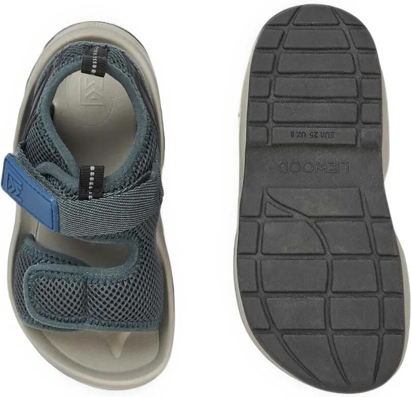 Liewood Mesh sandalen met klittenband Blauw - Foto 2