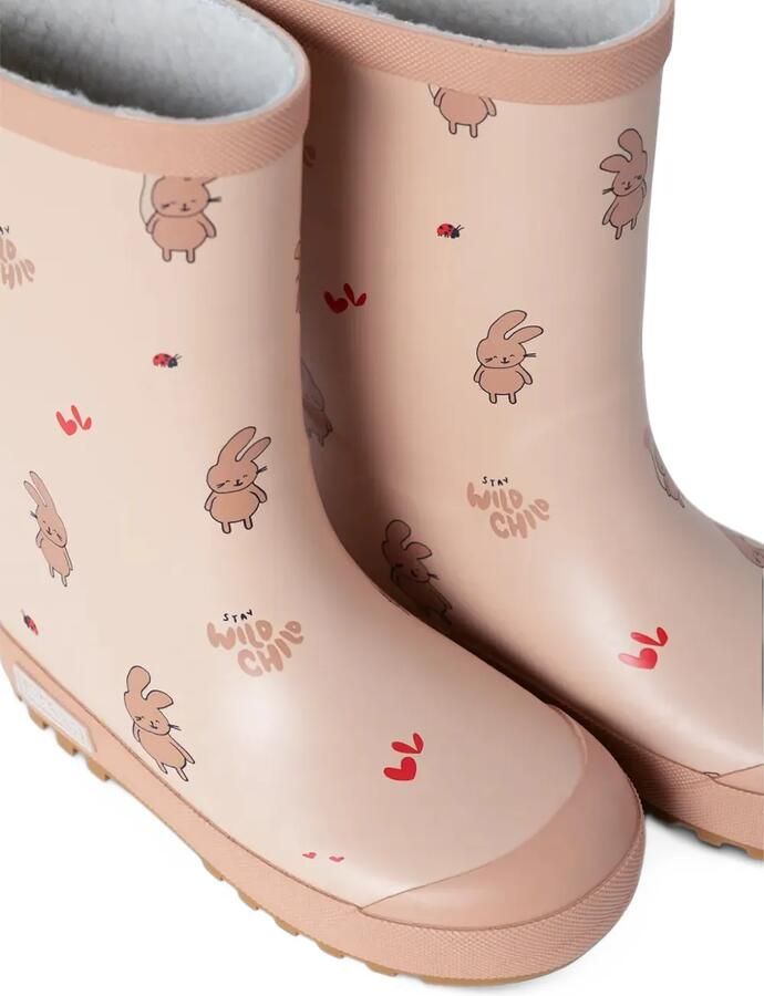 Liewood rabbit-print boots Beige - Foto 2