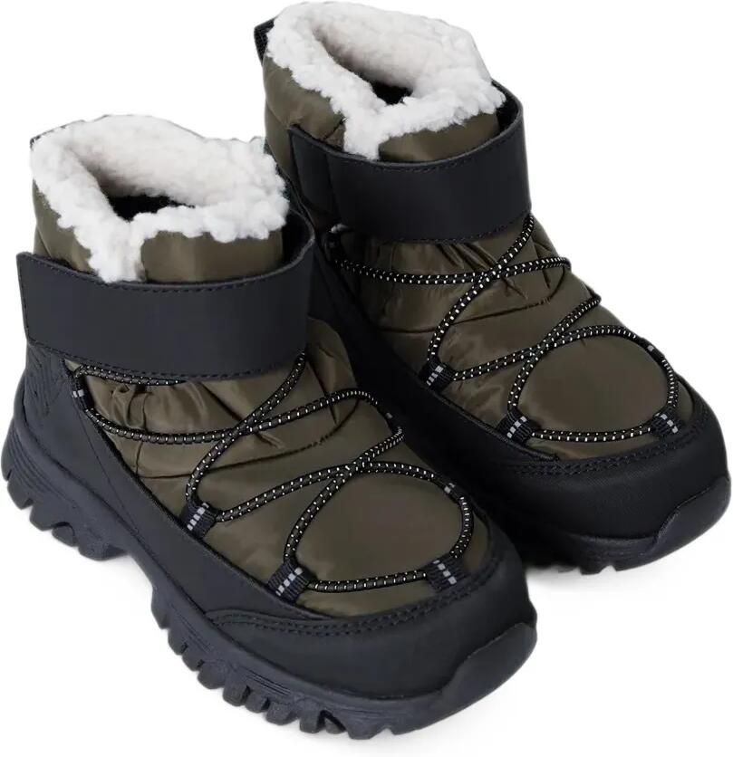 Liewood touch-strap lace-up boots Zwart