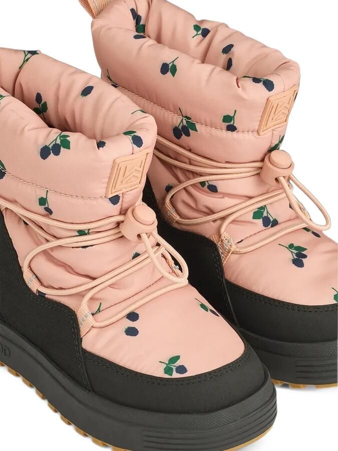 Liewood Zoey berry-print toggle-fastening boots Roze - Foto 3