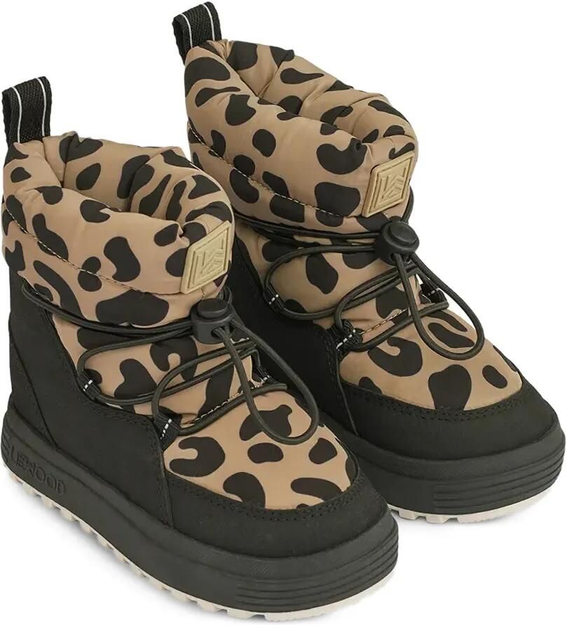 Liewood Zoey snowboots met luipaardprint Zwart