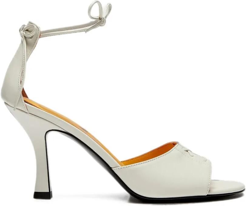 LILI CURIA Dita sandalen met veters Wit