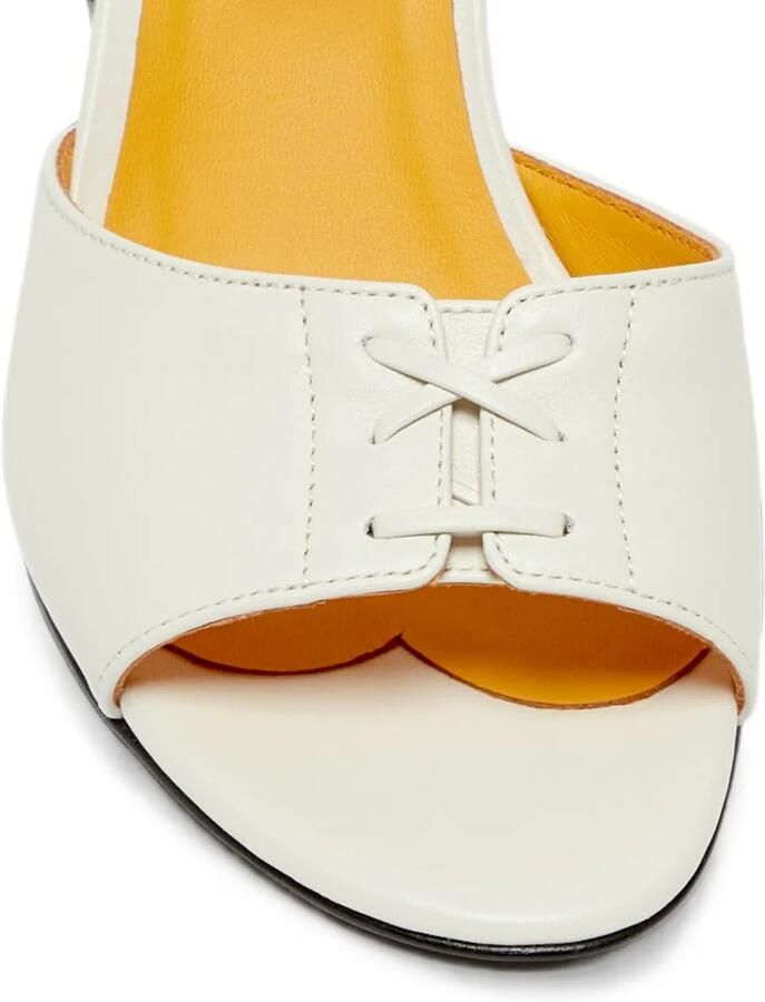 LILI CURIA Dita sandalen met veters Wit - Foto 5
