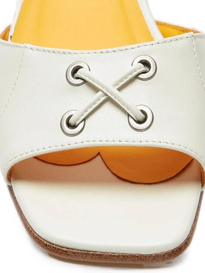 LILI CURIA Faye leren sandalen Wit - Foto 4