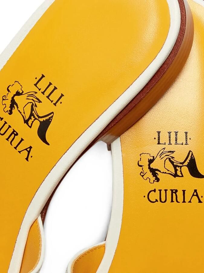 LILI CURIA Vera sandalen met veters Beige - Foto 3