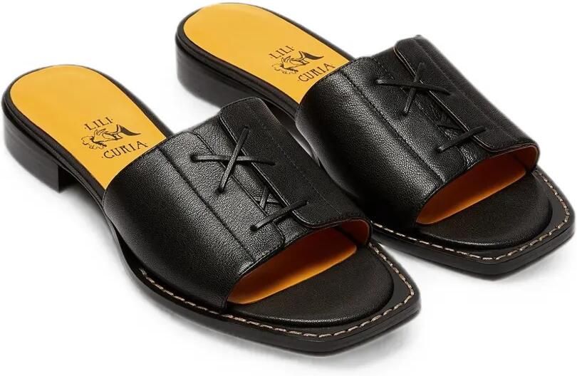 LILI CURIA Vera sandalen met veters Zwart - Foto 5